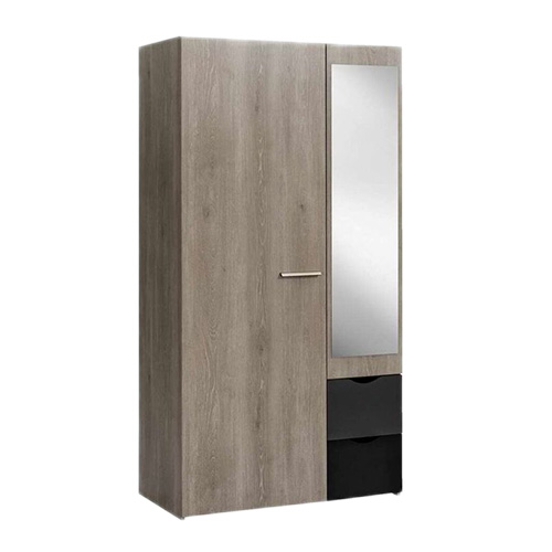 #ARMOIRE 2P2T -POP  CHENE ARGILE/G