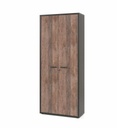 ARMOIRE 2P PRONTO NEYT PRO4D NOIR/VINTAGE