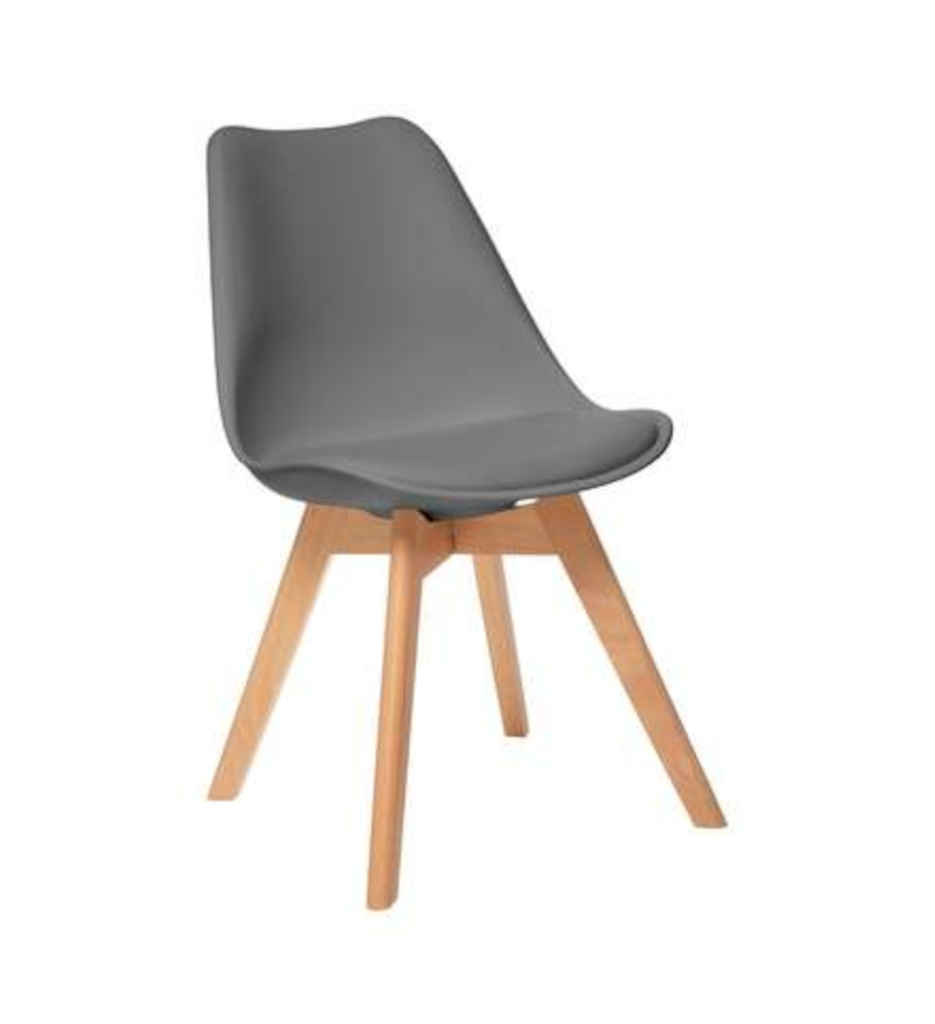 CHAISE BAYA GRIS FONCE 157166G