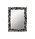 #MIROIR PALAYA NOIR/ARGENT 60X80 CADR 05.1815