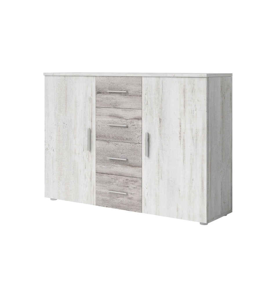 #COMMODE 2PT/4T-132 CM-VERA ARCTIC