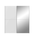 ARMOIRE 2PT(1MIROIR)-170 CM-BLANC -KAIS82241-DECOR 120-KAIKAIS