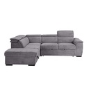 #ANGLE G-2-STORAGE OTT-BED+CHAISE+SEATER W-19973-L3-NONO-017 ANTRACITE -CAPRERA