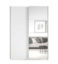 ARMOIRE 2PT BLANC MAT AVEC MIROIRS-120CM-22971654-BETA