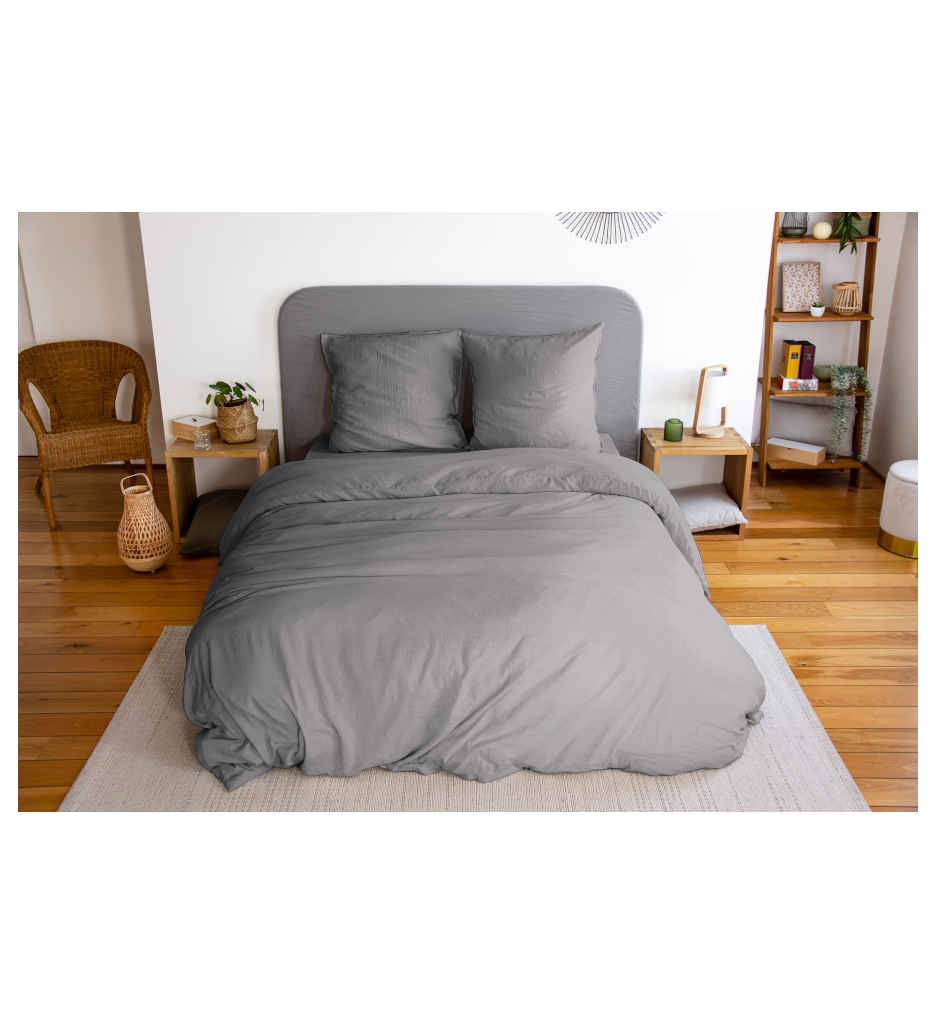 PARURE 240/220  MICROLAVEE ANTHRACITE