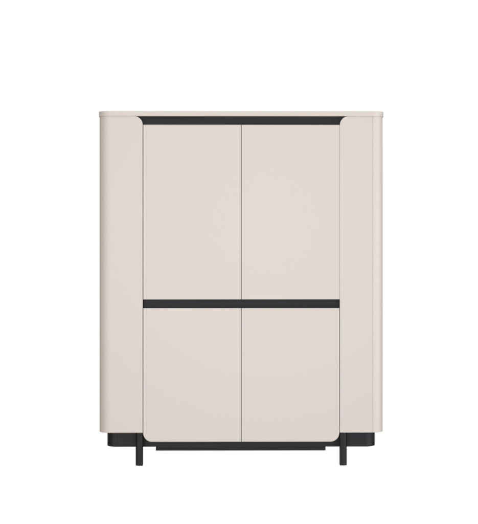 ²RANGEMENT HAUT-161 CM-VXLK621-SABLE/NOIR-VODOL