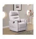 FAUTEUIL RELAX/RELEVEUR 3M-LIFT-LN6588-TISSU SILVER-ARKANA