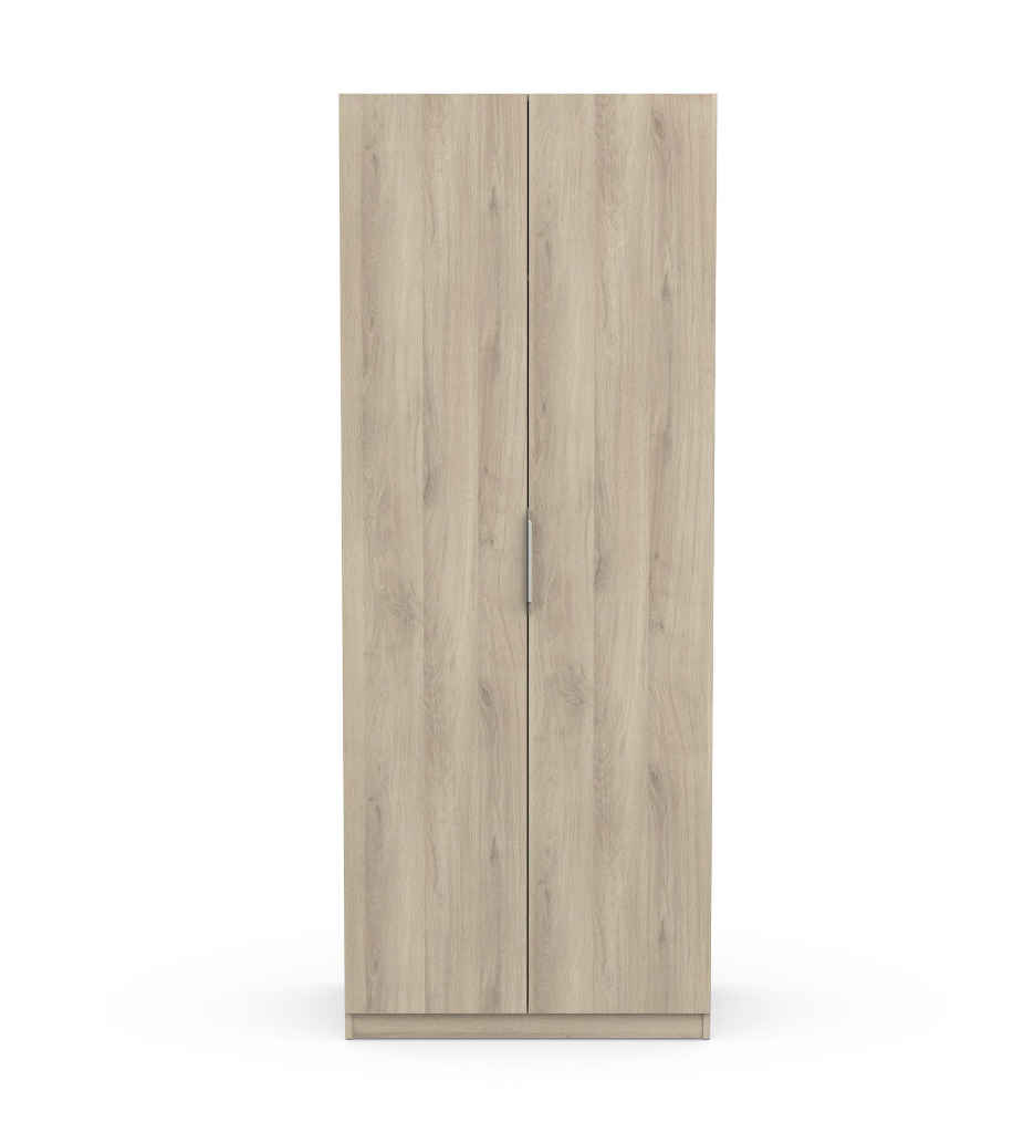#ARMOIRE 2 PORTES 79 CM-CHÊNE KRONBERG-391388-GHOST