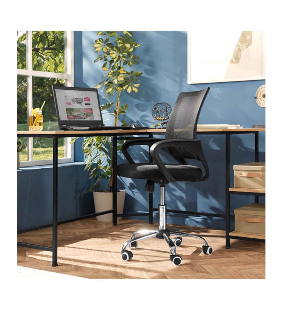 #FAUTEUIL BUREAU BANDRA NOIR 11100.0012