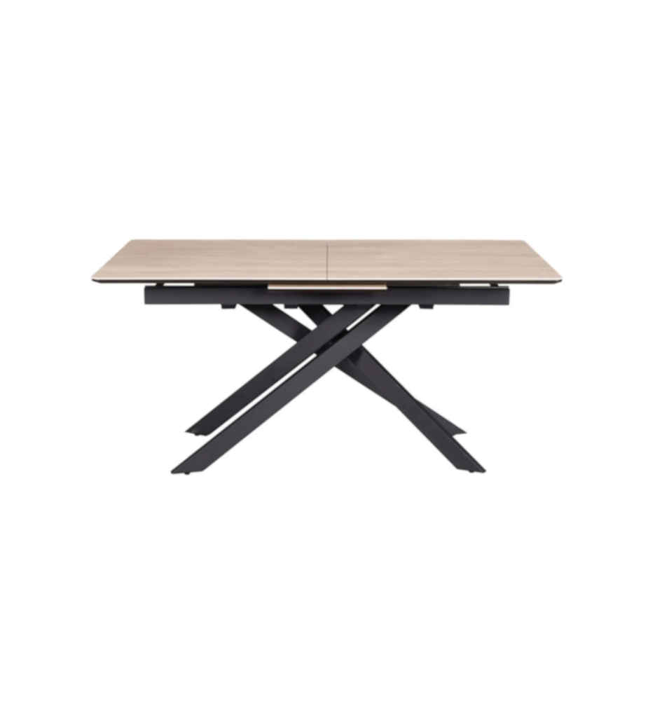 #TABLE CERAMIQUE 160 (200)-17501BS-TON BOIS -PALERMA