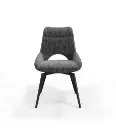 CHAISE GRIS ANTHRACITE PIVOTANTE 180°-15420GA - VICTORIA