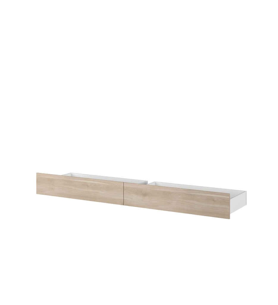 LOT DE 2 TIROIRS LIT-3580T2RO-JAPAN OAK-ESCALE