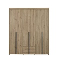 ARMOIRE 3 PORTES + 1 TIROIR-CHENE  ARTISAN-1H3S280-TREVOR