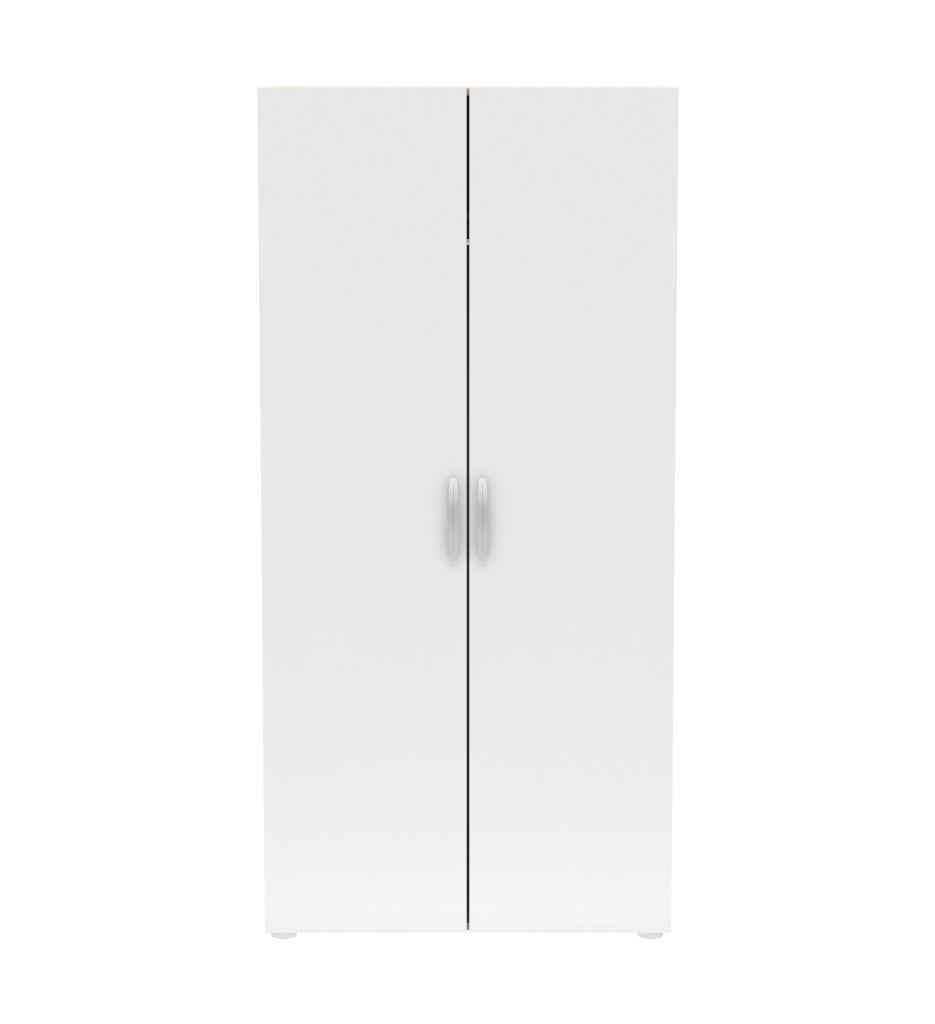 Penderie 2 portes NANO coloris chêne shannon/ blanc 302543