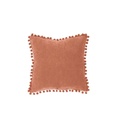 COUSSIN POMPONS TERRACOTTA JJA 131656N