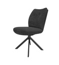 #CHAISE PIVOTANTE-TISSU ANTHRACITE-52951GA -PETER
