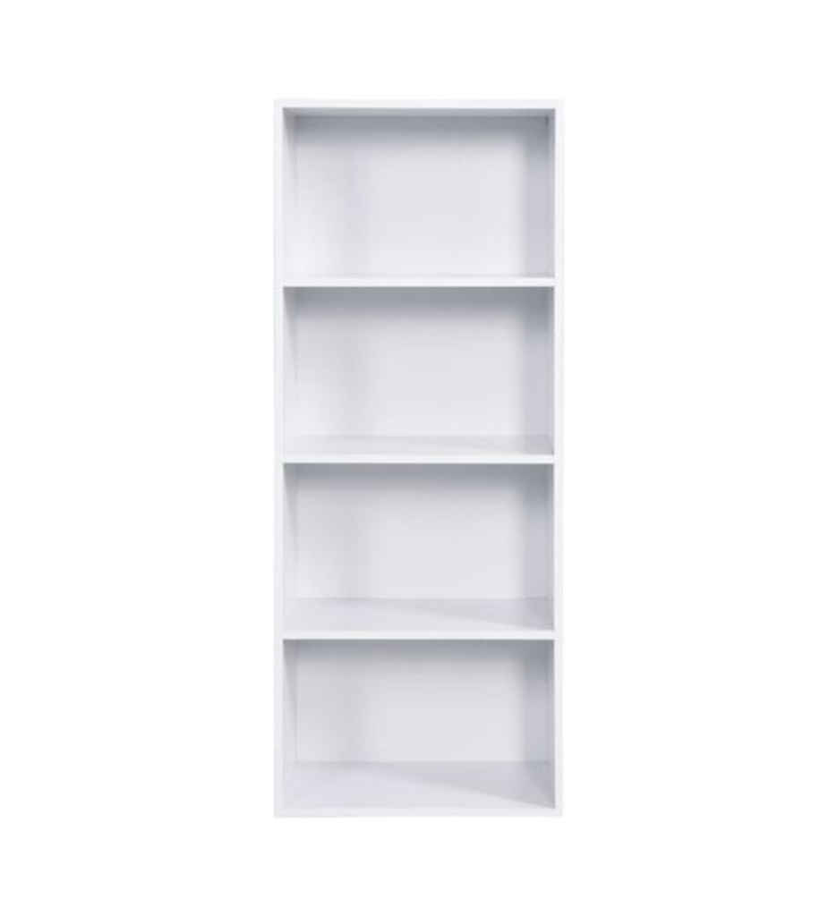 #* Bibliothèque 4 cases CUBIK coloris blanc