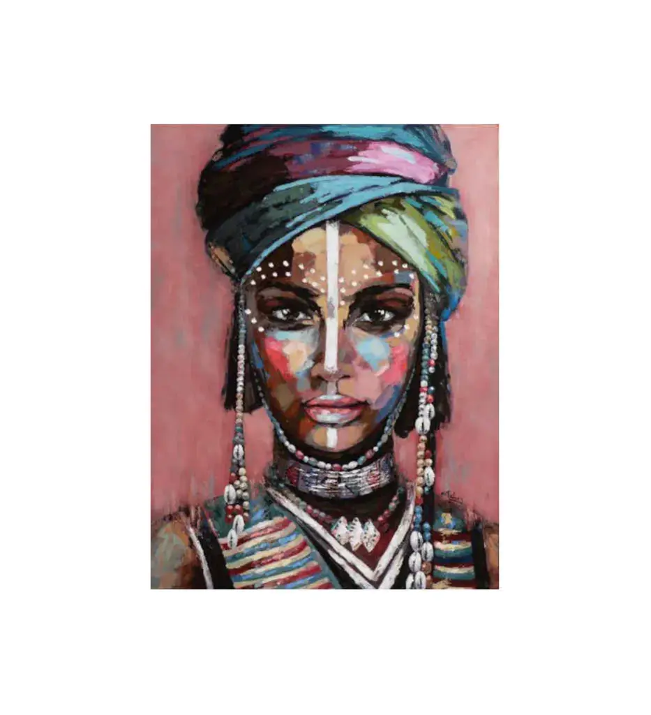 Femme du désert avec turban 60 X 90 352512