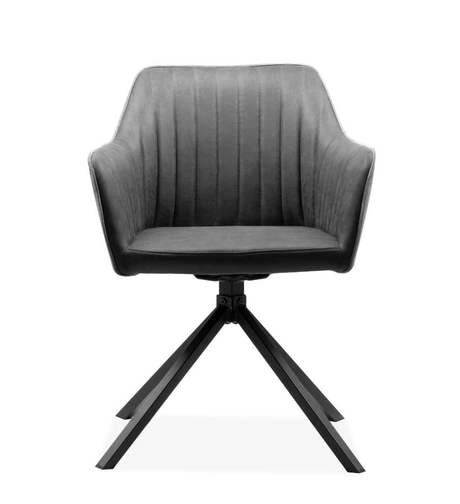#CHAISE VINTAGE GRIS RAY 70A  003537