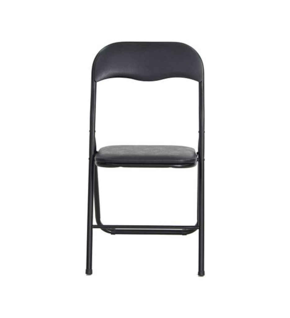 chaise pliante noir LILAS