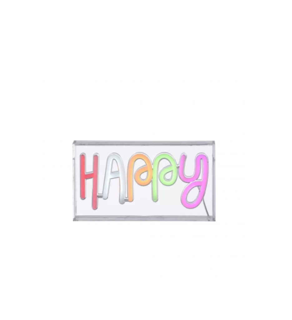 #Lampe de table NEON-HAPPY multicolore LT193-85027-70
