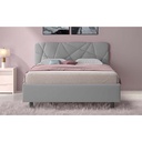 LIT 160*200 CM-AVEC COFFRE-LYCRA AVEC COFFRE-LYCRA GRIS LIGHT-622617-56C-POP