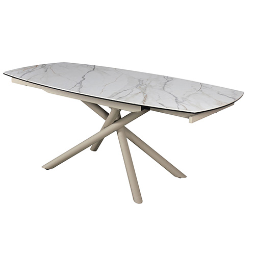 #TABLE 130/190CM-TAUPE-CERAMIQUE-58500TA-BRIGA