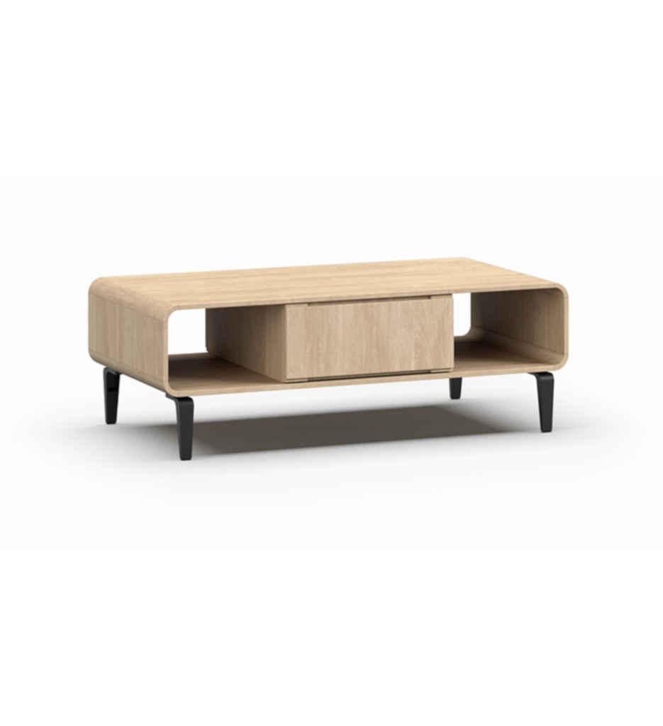 TABLE BASSE-135 CM-T13 BRUSHED SAND OAK NATURE+BLACK-K840BIS-LAGO