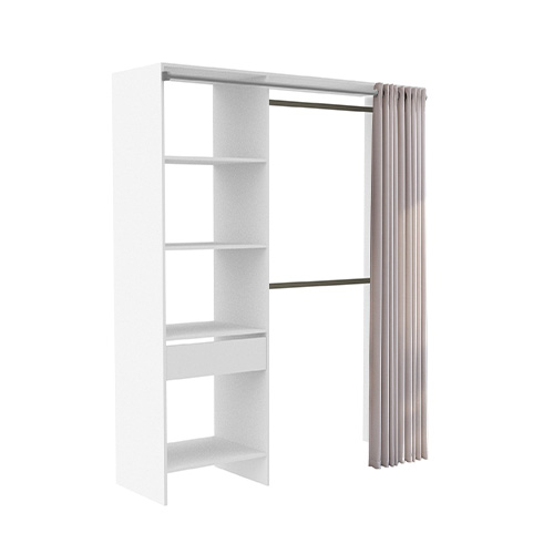 #KIT DRESSING-AJUSTABLE DE 106 A 160 CM-BLANC-600759 -GALA