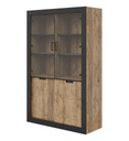VITRINE 120CM -4 PORTES -24WSNZ12- TUDOR