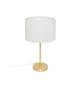 Lampe droite Tina haut 49 cm bouclette or 202673