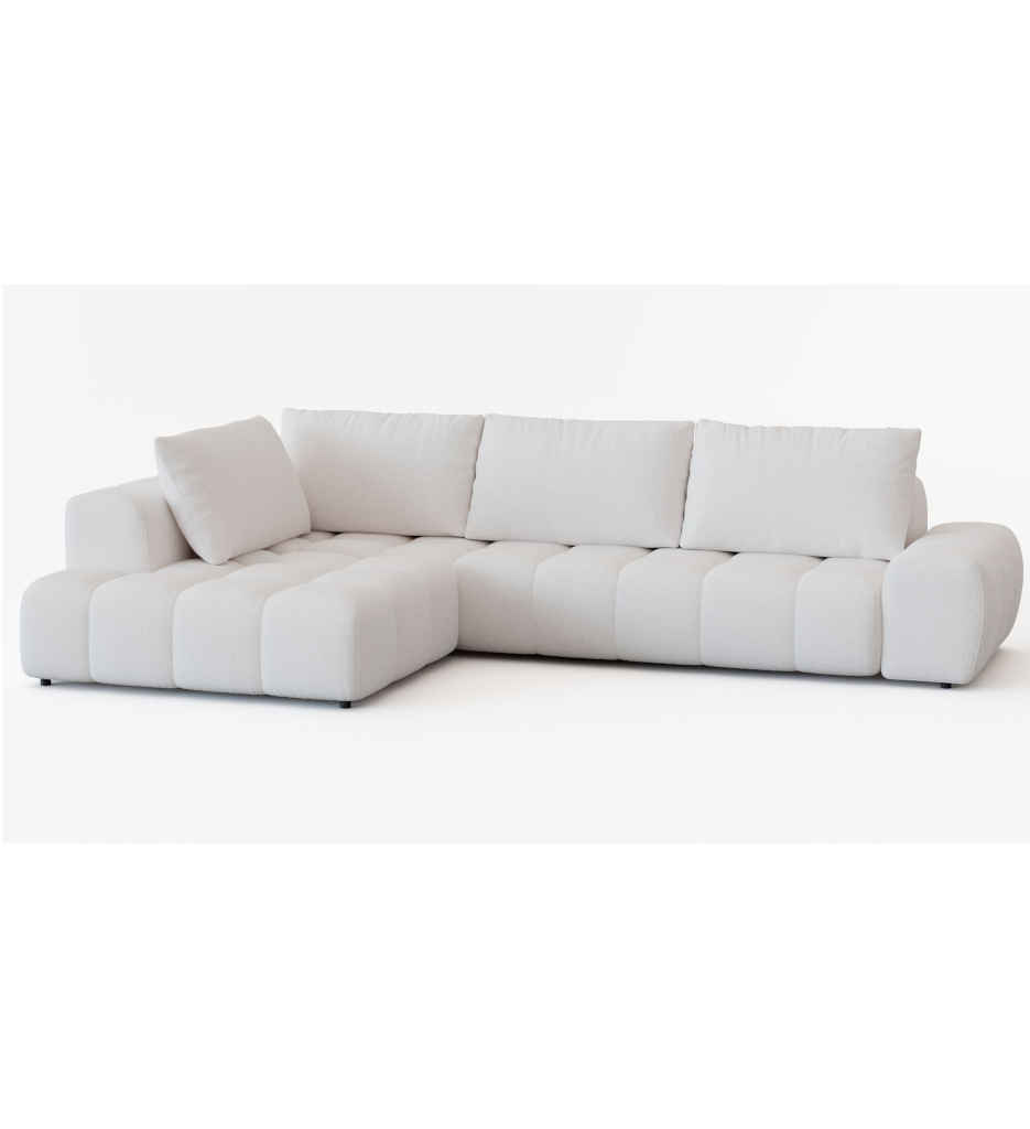 ANGLE GAUCHE FIXE-TISSU ABRIAMO 04 BLANC-ESSA