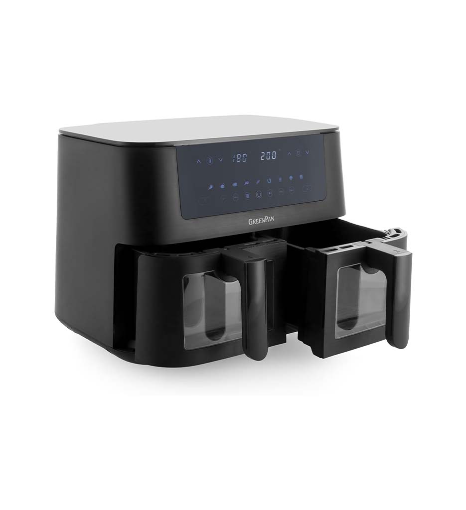 AIR FRYER XL DUAL ZONE 2x4L SANS PFAS °GREENPAN CC007924-001
