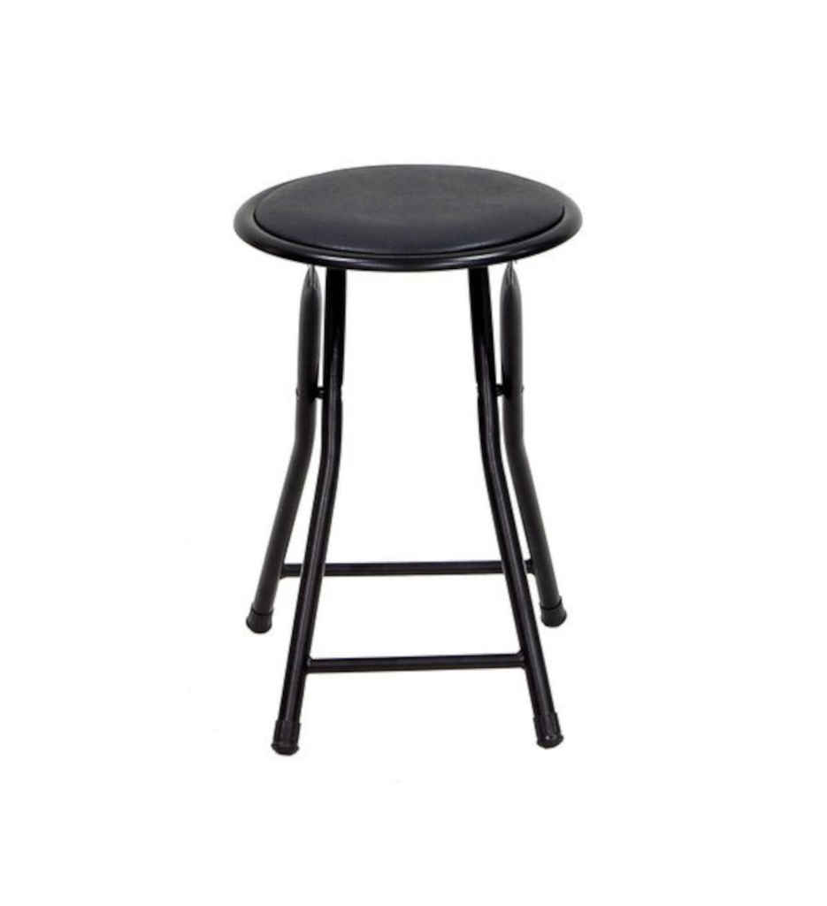 tabouret pliant noir LILAS
