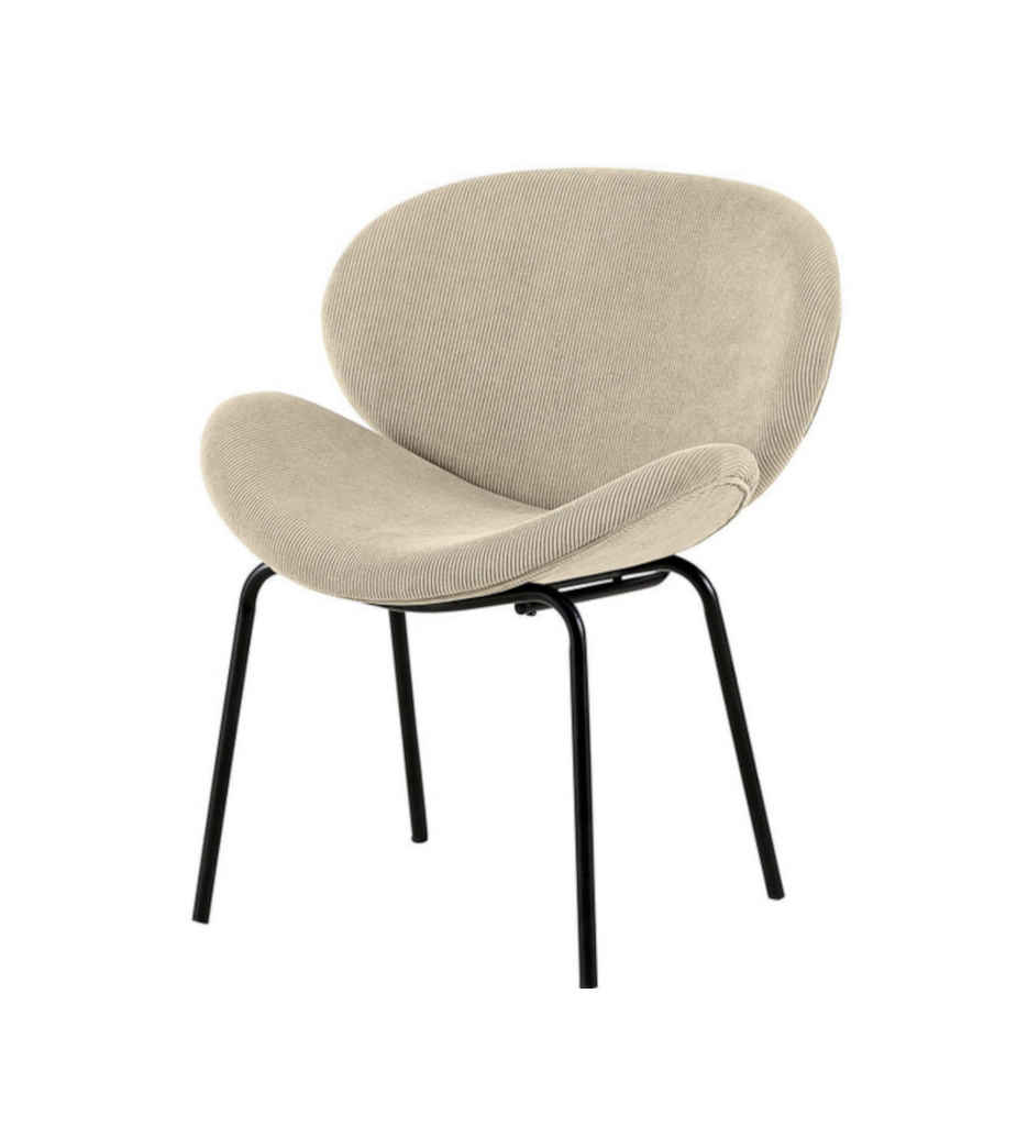 FAUTEUIL TISSU BEIGE- 16244LI- BOGARD