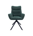 FAUTEUIL BRIDGE PIVOTANT 180°-TISSU VERT-52957VE-BONIFACIO
