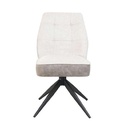 #CHAISE PIVOTANTE 180°-TISSU BEIGE CALIR/BEIGE-23310LI -LAGOS