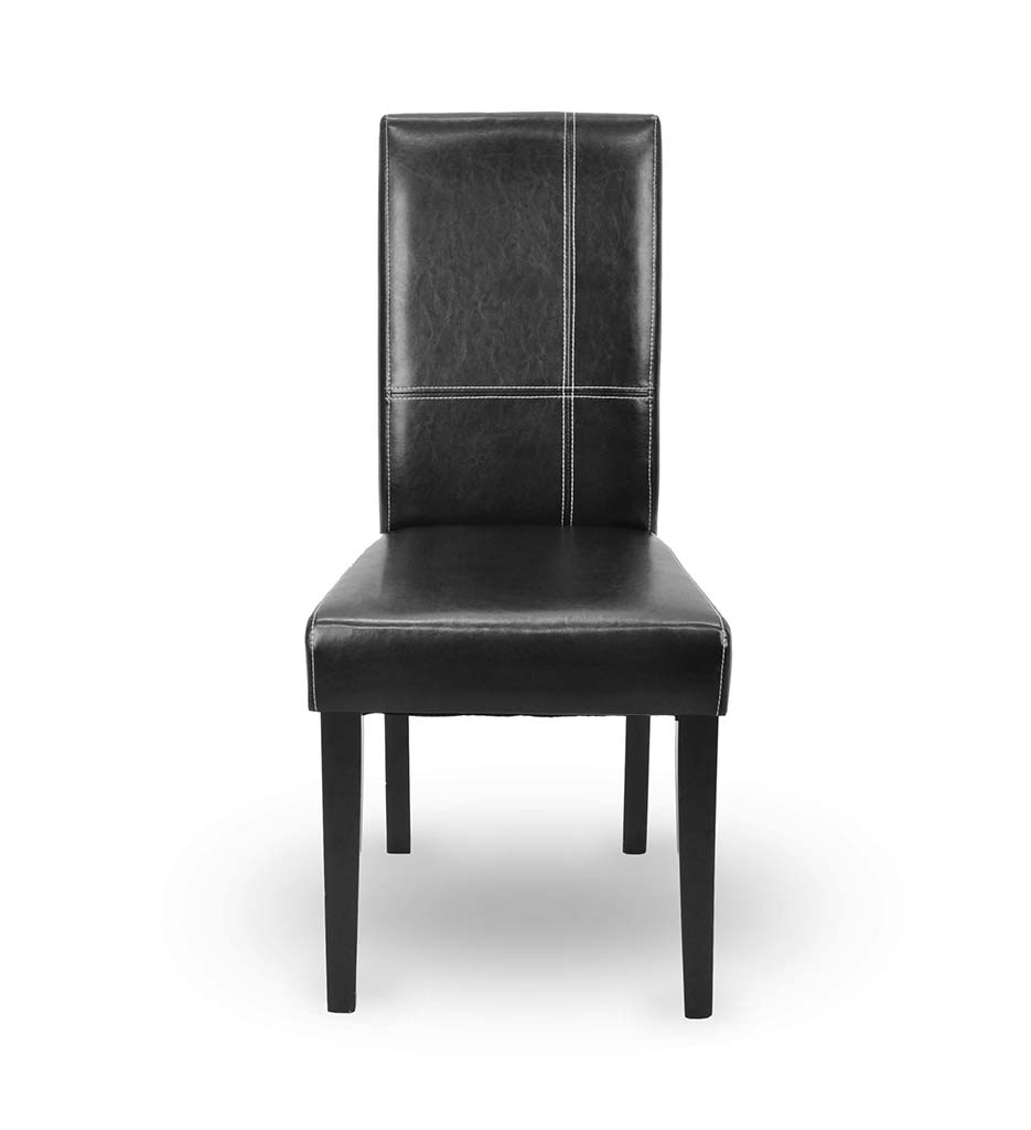 #Chaise GUEVARA Marron/noir mat CBA 352151