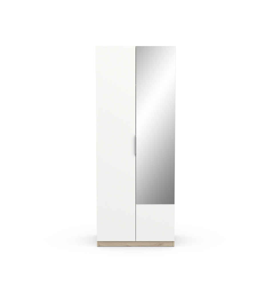 #ARMOIRE 2 PORTES+MIROIR G3 GHOST CBA 391381