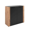 #Rangement Cento  Gris anthracite / Chêne artisan FIN  004026