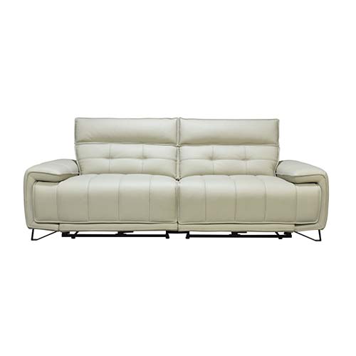 #CANAPE 3 PLACES 224 CM-R2,5 31-2 RELAX ELECTRIQUE-FULL LEATHER 11662A FROST-DBS6A7P01-1856-7P-EB2H-INCH
