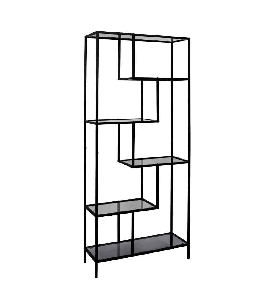 #ETAGERE EDISON VERRE FUME HD0085