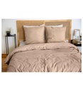 #PARURE 260 X 240 SENSATION FLANELLE GREGE