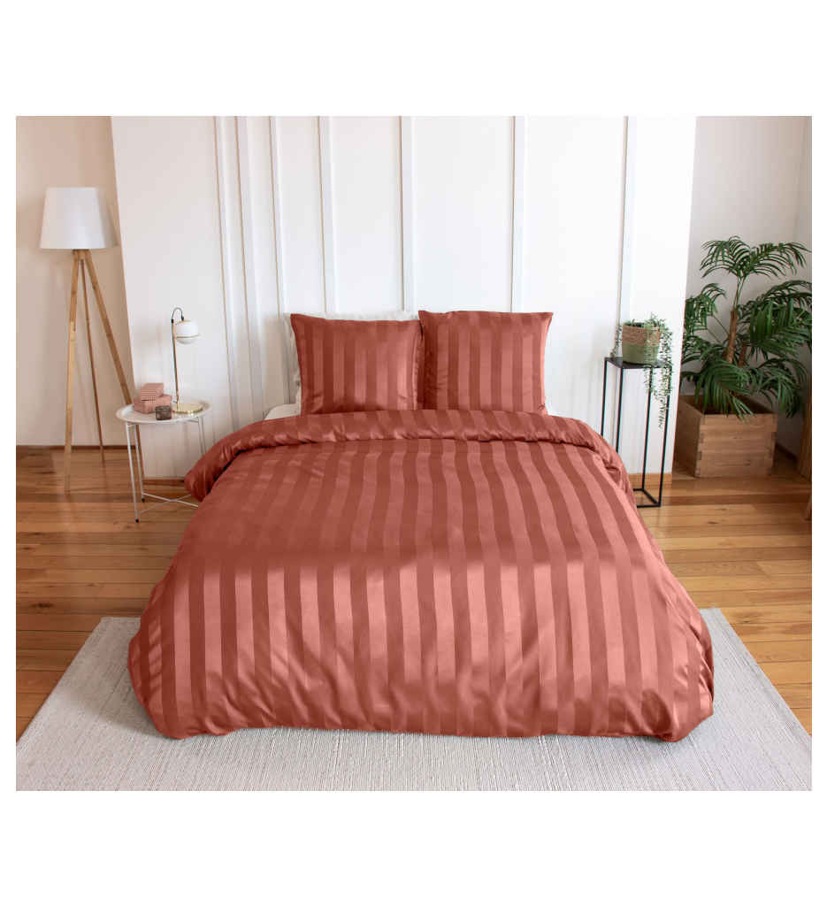 PARURE 260 X 240 MICROFIBRE SATIN DOBBY TOMETTE