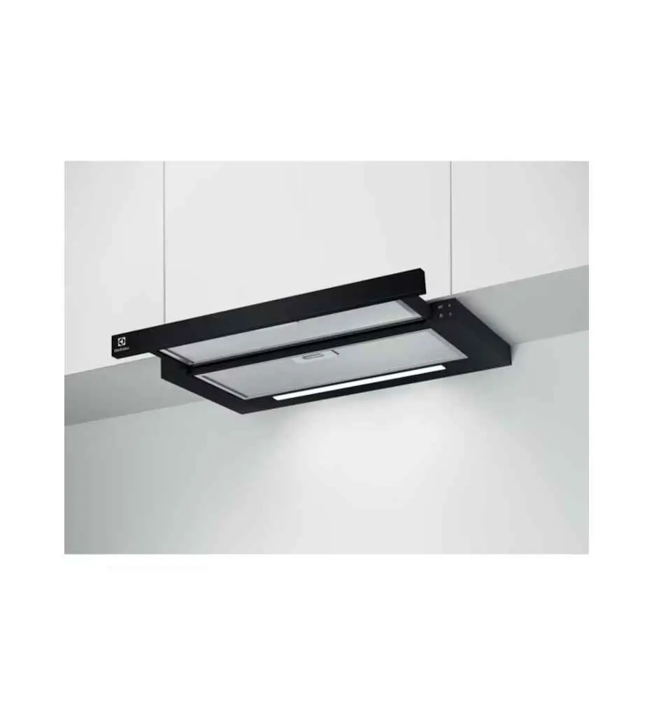 HOTTE TIROIR NOIRE 60CM 74dB A °ELECTROLUX LFP616K