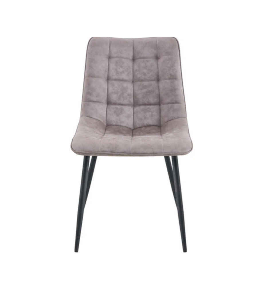 #CHAISE TISSU TAUPE-15656TA-NADIA