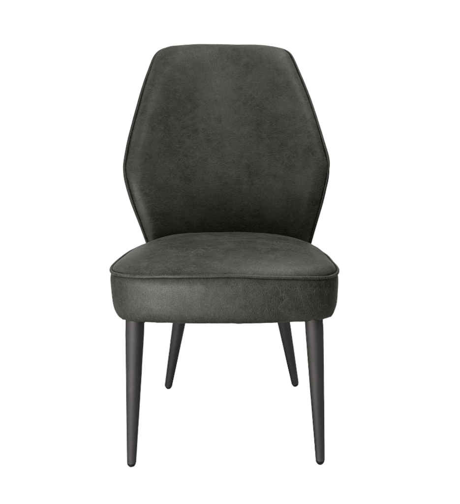#CHAISE TISSU -GRIS ANTHRACITE-52961GA -BORNEO