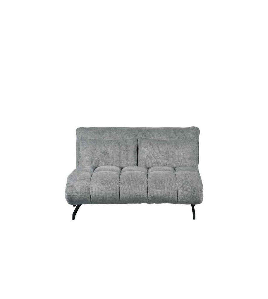 BANQUETTE LIT-L 133CM-TISSU GREY-LLM-76-GRIGIO