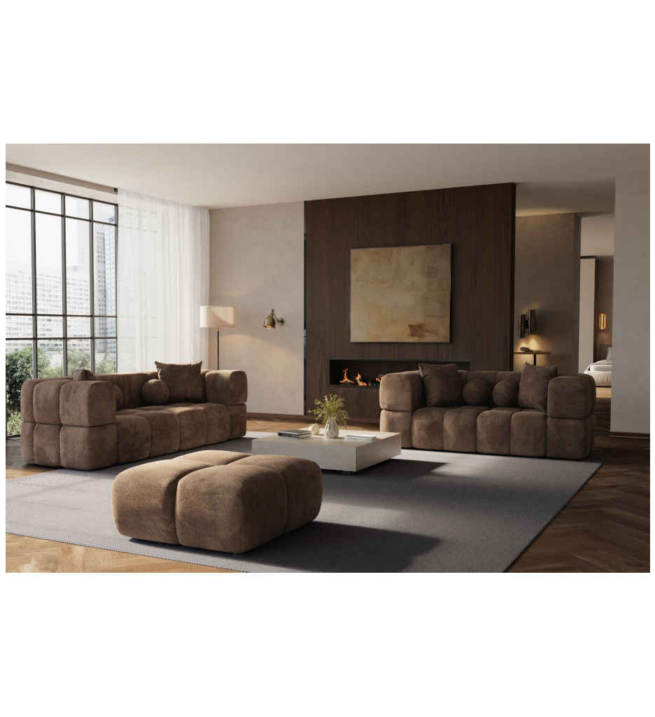 POUF 90*90 CM-TISSU EGON 48-ESSORIA