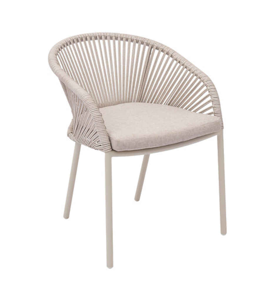 Fauteuil Oryon aluminium argile JJA 210551